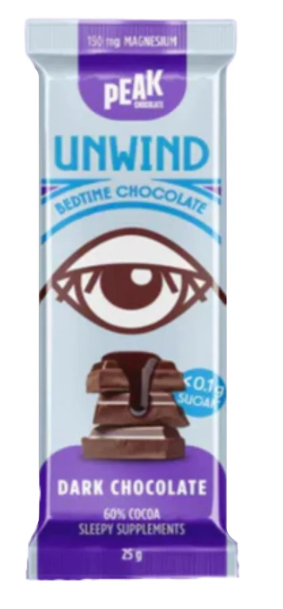 PEAK CHOCOLATE UNWIND Box  - DARK CHOCOLATE 25g